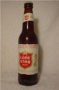 Lone Star Beer Bottle